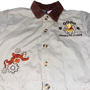 RARE!🍯Vintage Disney Winnie the Pooh 100 Acre Collection Tigger Jacket 24 mon